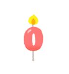 キャンドルとケーキのお祝いセット（個別スタンプ：10）