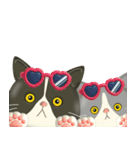 ハチワレコンビのまいにち便り♡夏ver（個別スタンプ：31）