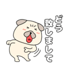 【毎日使える】パグ犬のぱーちゃん96（個別スタンプ：13）