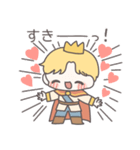 【カップル】恋する王子様（個別スタンプ：5）