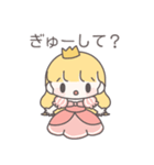 【カップル】恋するお姫様（個別スタンプ：9）
