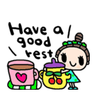 nenerin日常会話スタンプ308英語気遣い（個別スタンプ：36）