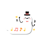うごく！吹き出しおばけさん（個別スタンプ：14）