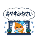 柴犬「ムサシ」62 応援＆前向き（個別スタンプ：40）