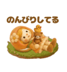 羊毛フェルト♡苺ちゃんとクマさん（個別スタンプ：19）