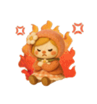 羊毛フェルト♡苺ちゃんとクマさん（個別スタンプ：23）