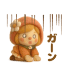 羊毛フェルト♡苺ちゃんとクマさん（個別スタンプ：28）