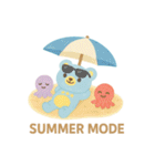 空色のくま。4（夏）（個別スタンプ：15）
