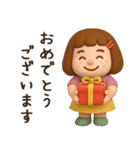 憎めないブス【3D】（個別スタンプ：35）