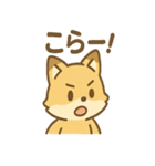 元気いっぱいキツネあいさつスタンプ（個別スタンプ：11）