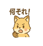 元気いっぱいキツネあいさつスタンプ（個別スタンプ：14）