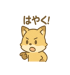 元気いっぱいキツネあいさつスタンプ（個別スタンプ：39）