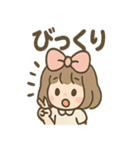ひらひらリボンの さくらこ 毎日あいさつ（個別スタンプ：12）