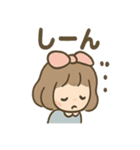 ひらひらリボンの さくらこ 毎日あいさつ（個別スタンプ：34）