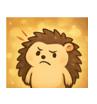 キラキラとげのハリネズミ@SFW（個別スタンプ：3）