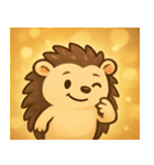 キラキラとげのハリネズミ@SFW（個別スタンプ：7）