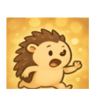 キラキラとげのハリネズミ@SFW（個別スタンプ：8）