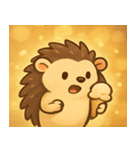 キラキラとげのハリネズミ@SFW（個別スタンプ：9）