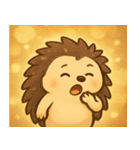 キラキラとげのハリネズミ@SFW（個別スタンプ：10）