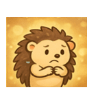 キラキラとげのハリネズミ@SFW（個別スタンプ：11）