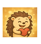 キラキラとげのハリネズミ@SFW（個別スタンプ：15）