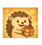 キラキラとげのハリネズミ@SFW（個別スタンプ：16）