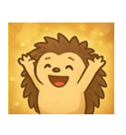 キラキラとげのハリネズミ@SFW（個別スタンプ：19）