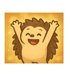 キラキラとげのハリネズミ@SFW（個別スタンプ：23）