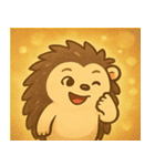 キラキラとげのハリネズミ@SFW（個別スタンプ：26）