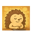 キラキラとげのハリネズミ@SFW（個別スタンプ：28）