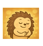 キラキラとげのハリネズミ@SFW（個別スタンプ：31）