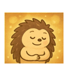 キラキラとげのハリネズミ@SFW（個別スタンプ：32）