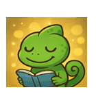 キラキラいろどりカメレオン@SFW（個別スタンプ：11）