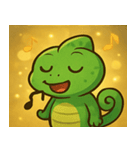 キラキラいろどりカメレオン@SFW（個別スタンプ：13）