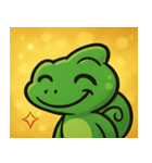 キラキラいろどりカメレオン@SFW（個別スタンプ：18）