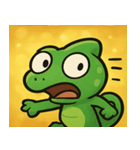 キラキラいろどりカメレオン@SFW（個別スタンプ：22）