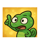 キラキラいろどりカメレオン@SFW（個別スタンプ：23）