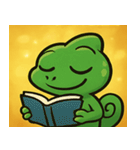 キラキラいろどりカメレオン@SFW（個別スタンプ：27）