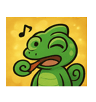キラキラいろどりカメレオン@SFW（個別スタンプ：29）