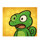 キラキラいろどりカメレオン@SFW（個別スタンプ：30）