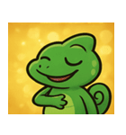 キラキラいろどりカメレオン@SFW（個別スタンプ：31）