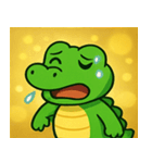 キラキラきばのワニ@SFW（個別スタンプ：10）