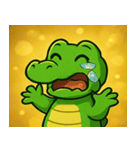 キラキラきばのワニ@SFW（個別スタンプ：20）
