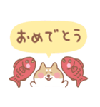 柴犬の毎日使えるでか文字（個別スタンプ：20）