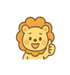 元気ライオンのにこやかあいさつスタンプ（個別スタンプ：27）
