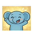 キラキラきばのゾウ@SFW（個別スタンプ：2）