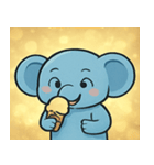 キラキラきばのゾウ@SFW（個別スタンプ：9）