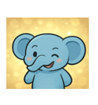 キラキラきばのゾウ@SFW（個別スタンプ：12）
