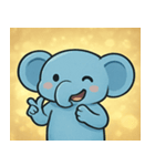 キラキラきばのゾウ@SFW（個別スタンプ：14）