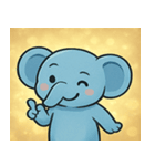 キラキラきばのゾウ@SFW（個別スタンプ：15）